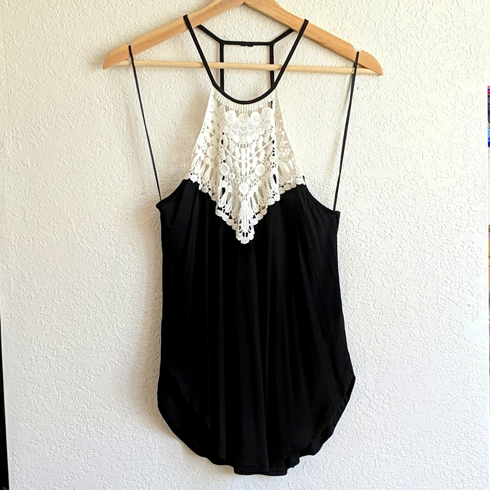 High Neckline Tank Top